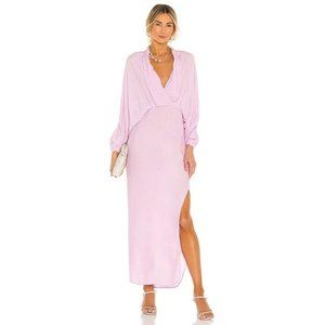 SWF Sunset Dress Maxi Resurrection Lavender Pink Pastel Resort Chic L